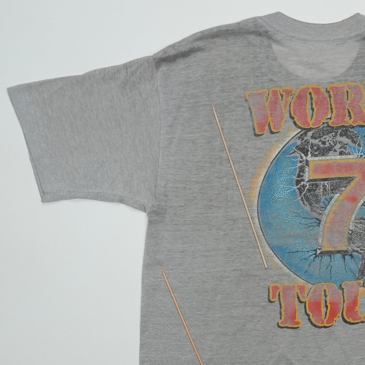 1985 Triumph Thunder Seven World Tour Shirt Detail 9