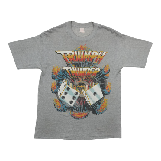 1985 Triumph Thunder Seven World Tour Shirt Front