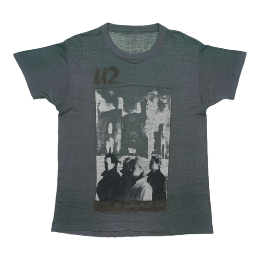 1985 U2 The Unforgettable Fire Tour Shirt Front