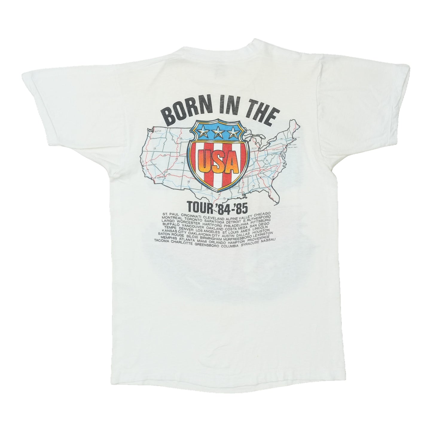 1985 Bruce Springsteen Born In The USA Tour Shirt