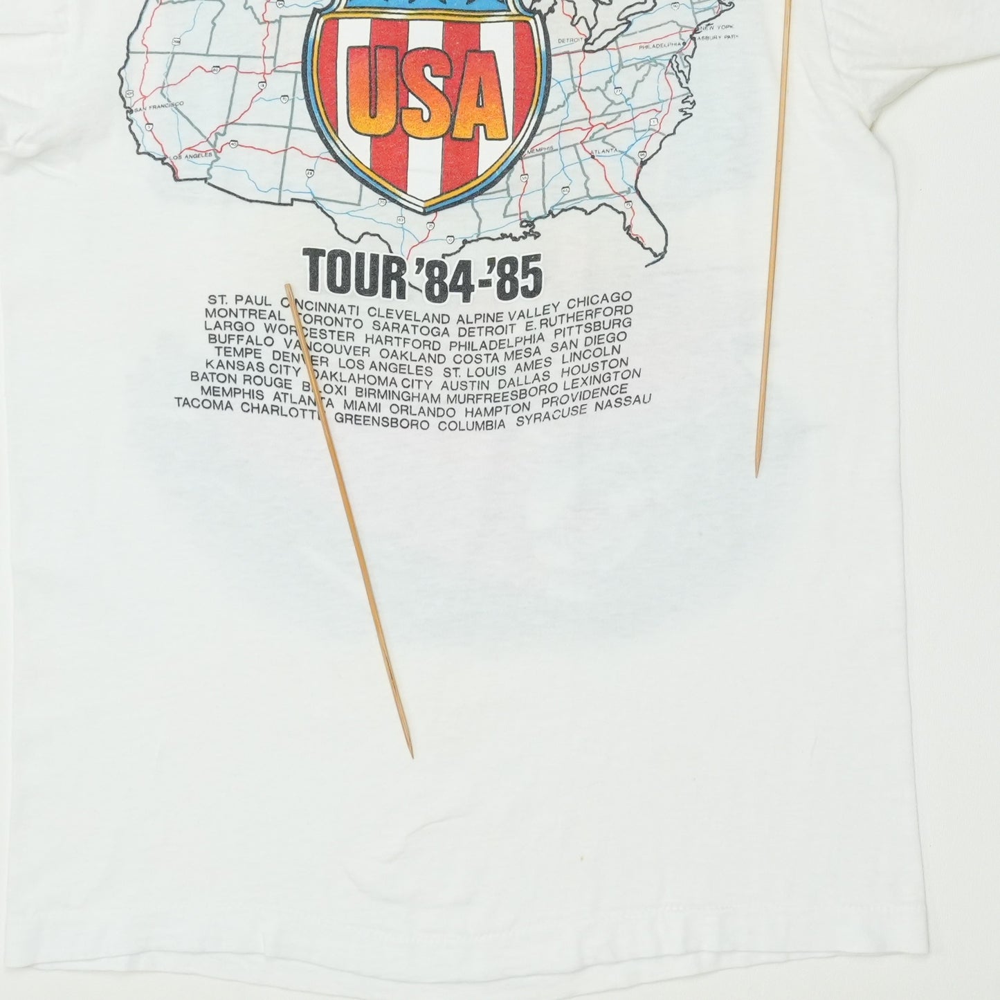 1985 Bruce Springsteen Born In The USA Tour Shirt
