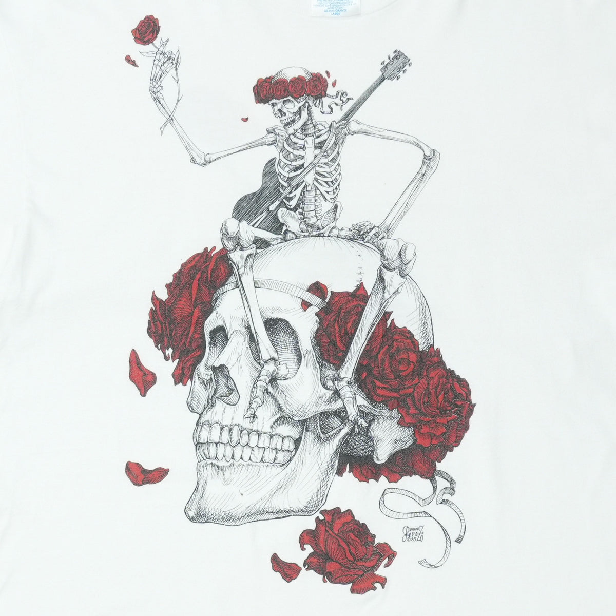 1985 Grateful Dead Skull and Roses Shirt