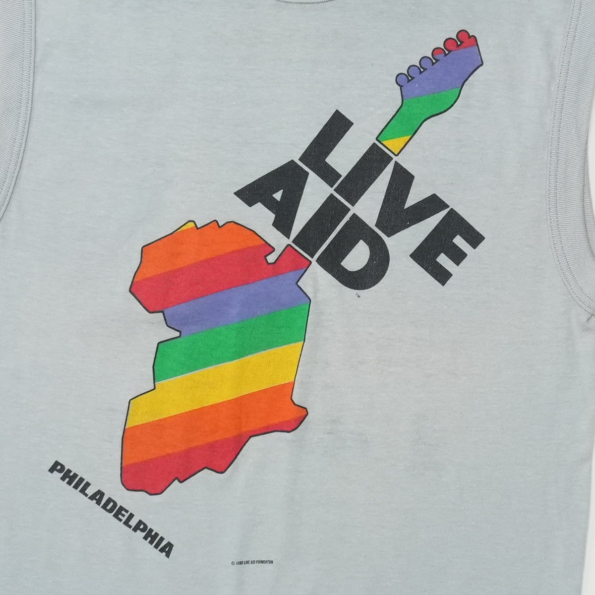 1985 Live Aid Philadelphia Tank Top