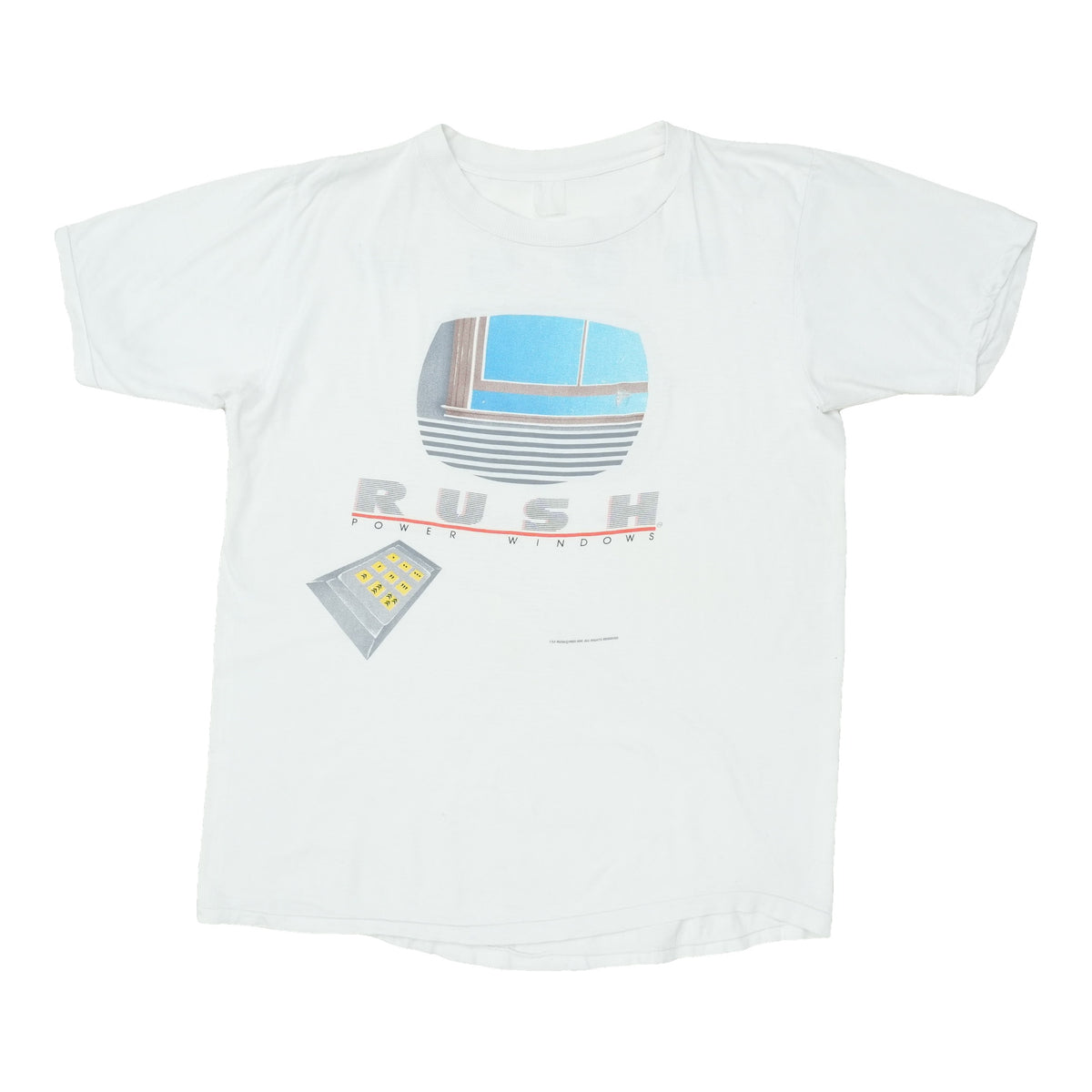 1985 Rush Power Windows Tour Shirt