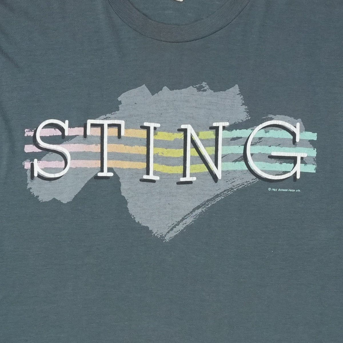 1985 Sting Dream Of The Blue Turtles World Tour Shirt