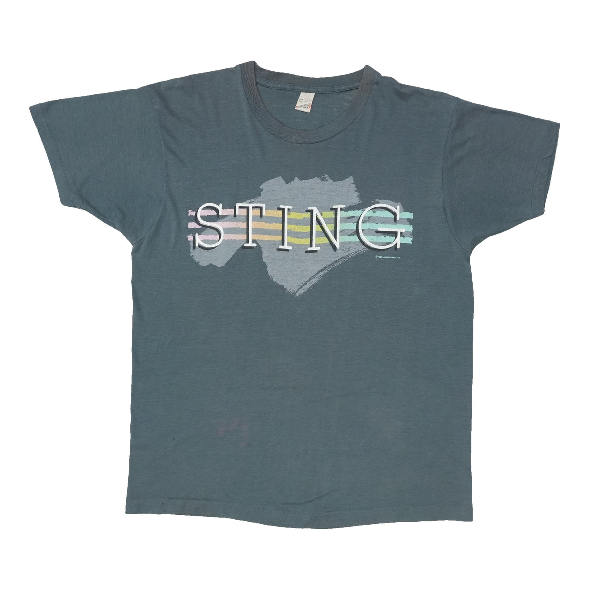 1985 Sting Dream Of The Blue Turtles World Tour Shirt