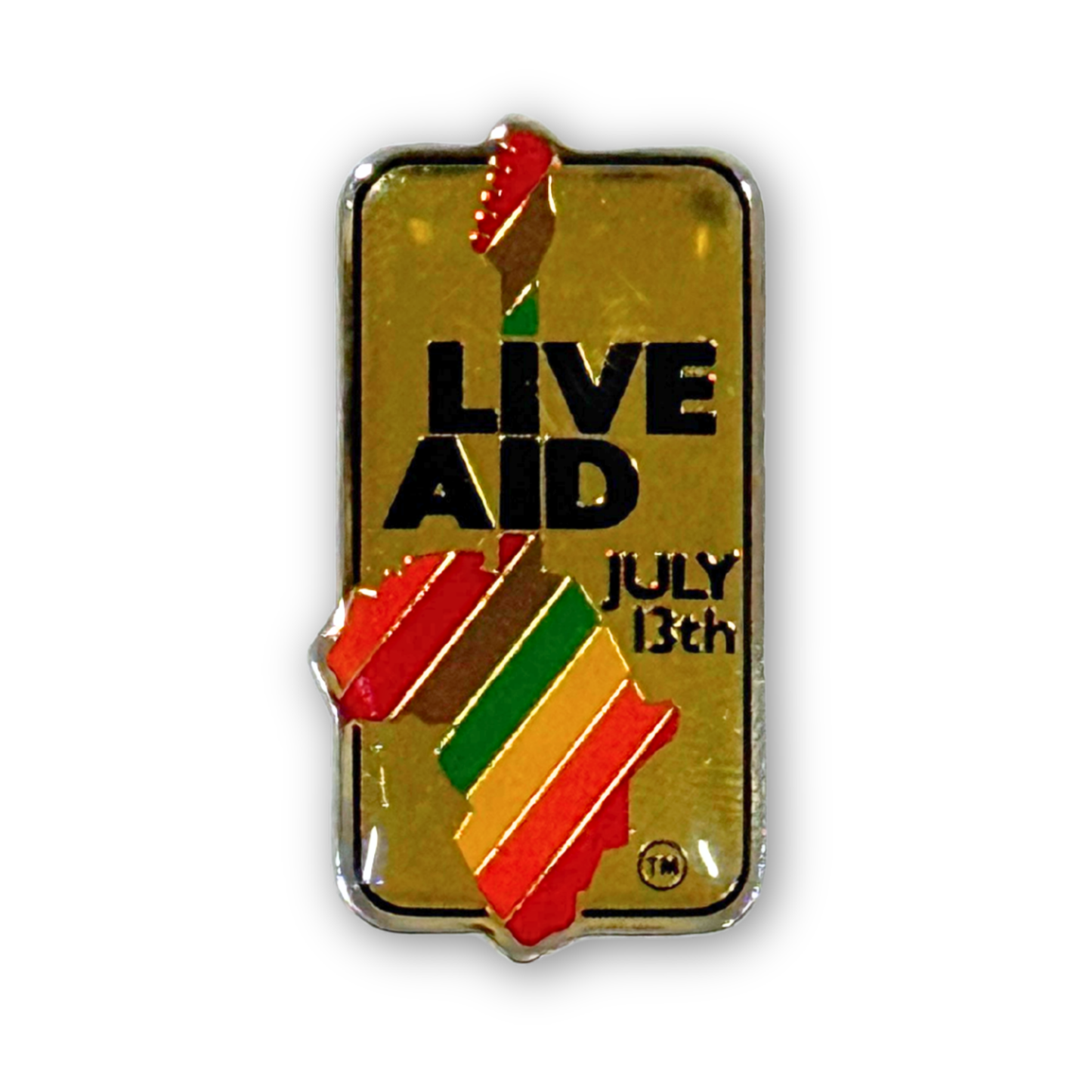 1985 Live Aid Enamel Pin
