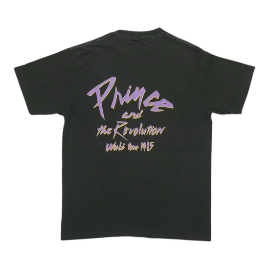 1991 PRINCE TOUR vintage T shirt Euro製 Rare Vintage 1990 Prince Tour Concert T-Shirt Black Cotton He