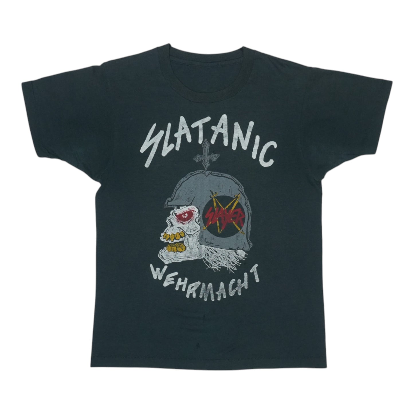 1985 Slayer Slatanic World Tour Shirt