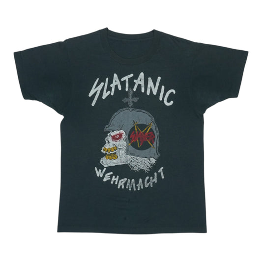 1985 Slayer Slatanic World Tour Shirt
