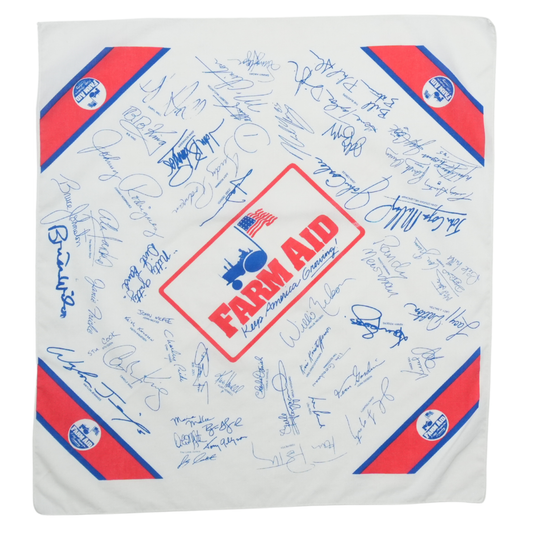 1985 Willie Nelson Farm Aid Bandana