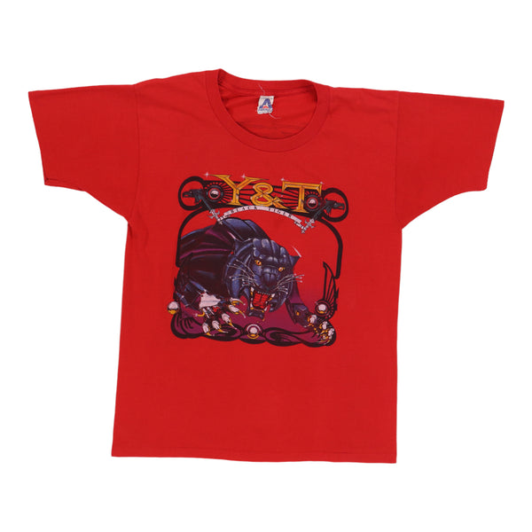 【希少】Y&T ヴィンテージTシャツThe Lords Of the Bay92 1985Y_TBlackTigerTourShirt8233