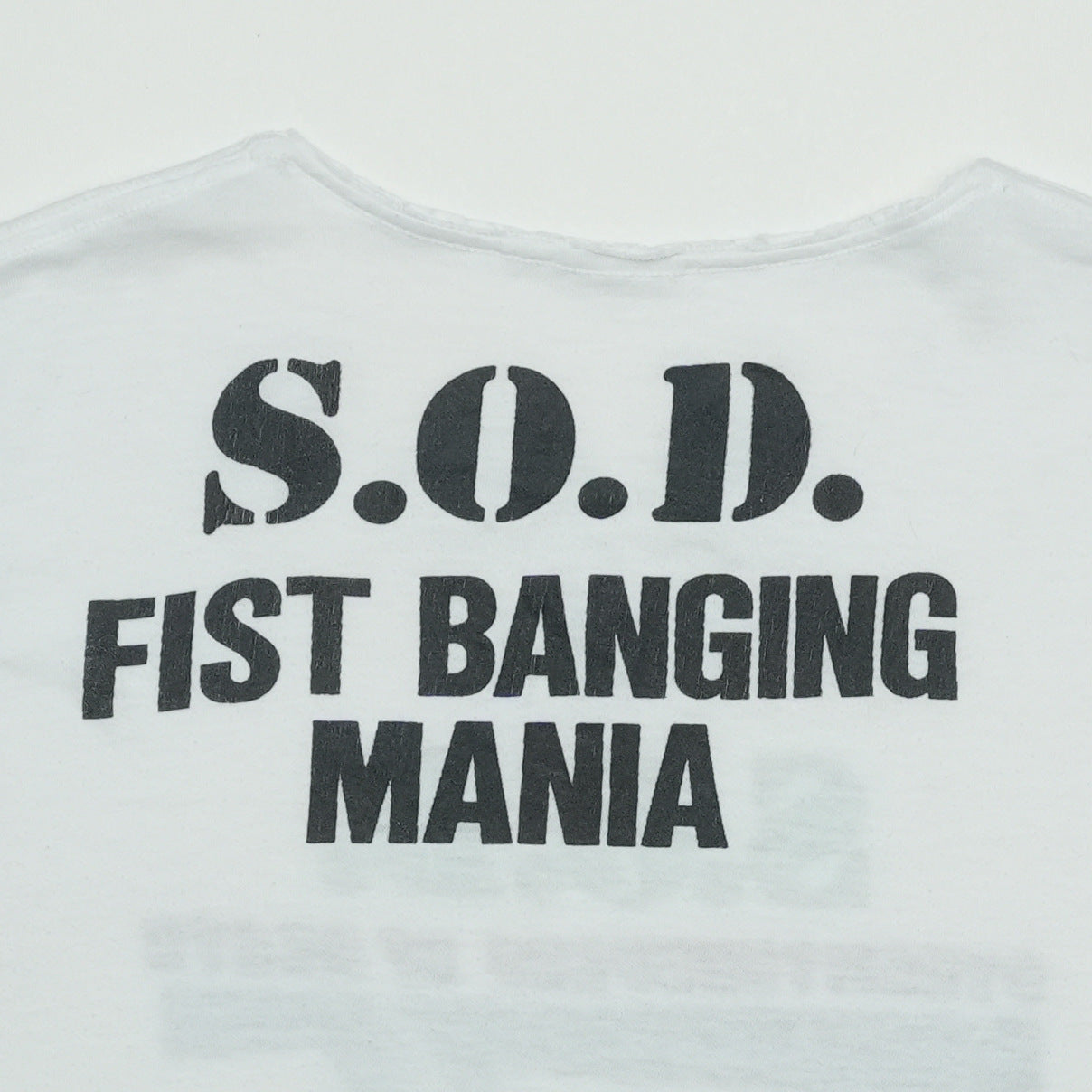 1985 S.O.D. Stormtroopers of Death Speak English or Die Shirt Detail 6