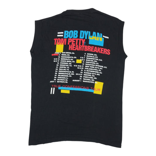 1986 Bob Dylan Tom Petty True Confessions Tour Sleeveless Shirt