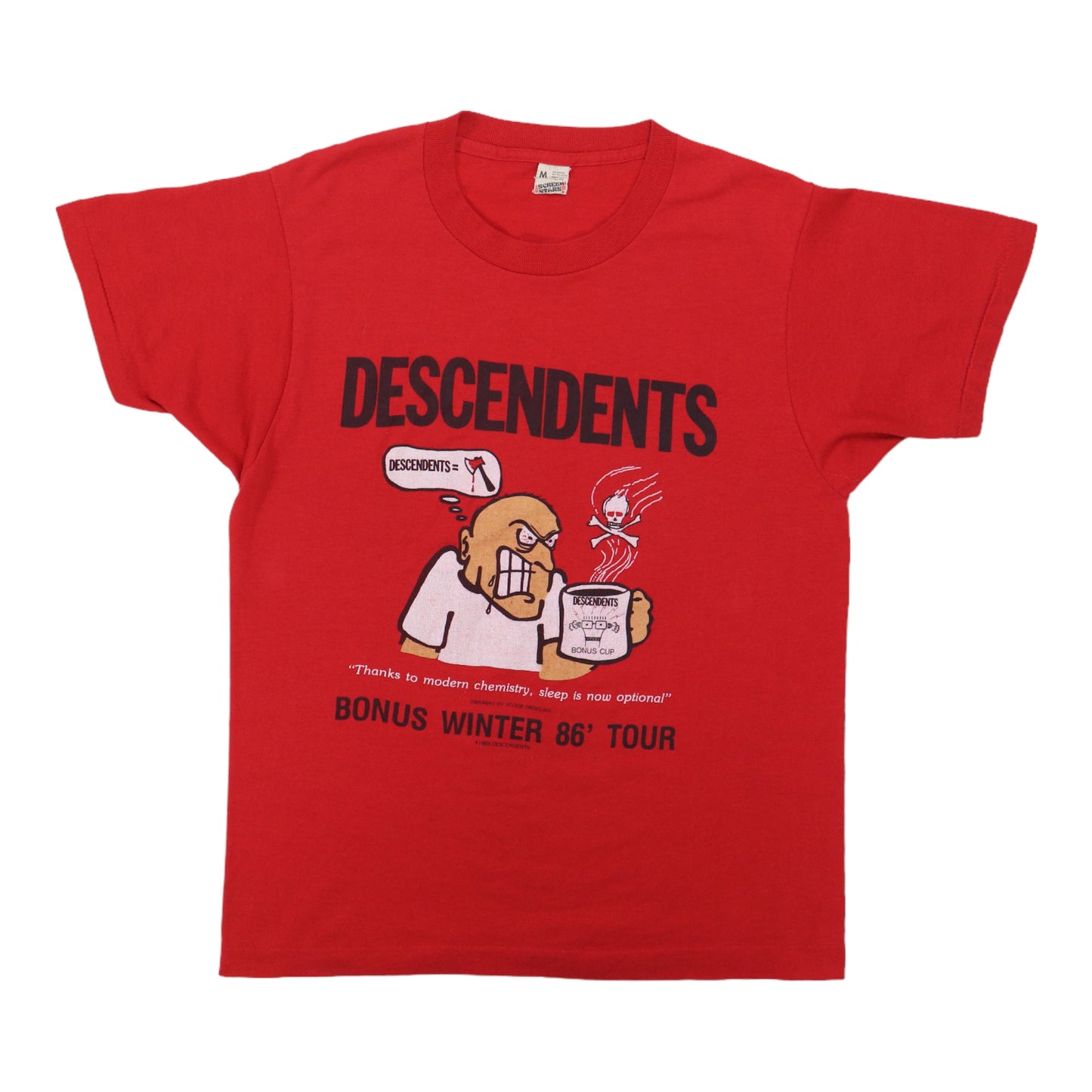 1986 Descendents Winter Tour Shirt