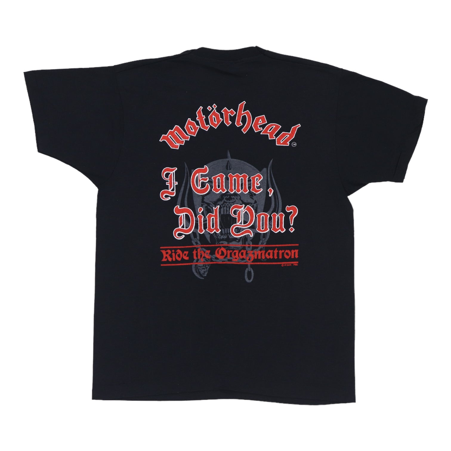 1986 Motorhead Orgasmatron Shirt | Authentic Vintage Tee – WyCo