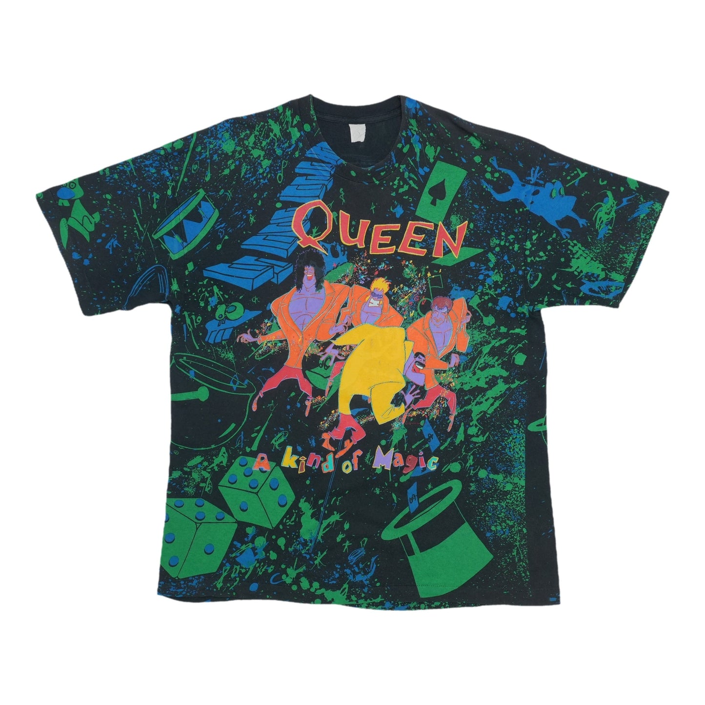1986 Queen A Kind Of Magic Shirt Front