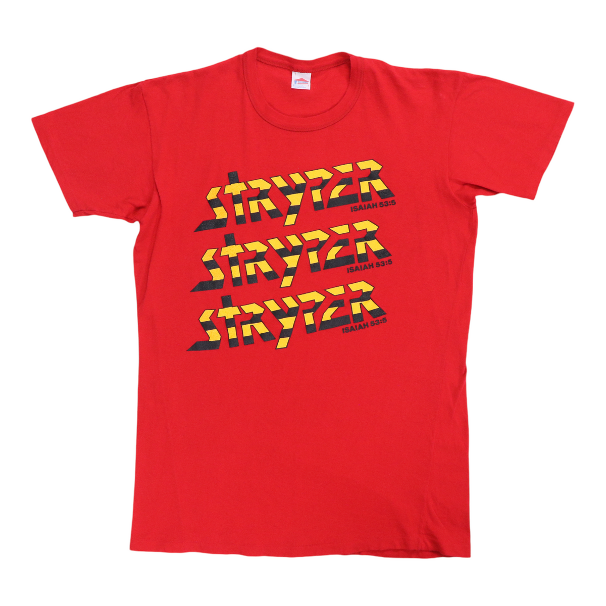 1986 Stryper Reach Out Shirt | Authentic Vintage Tee – WyCo Vintage