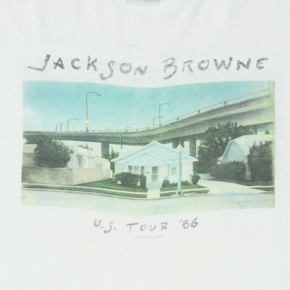 1986 Jackson Browne US Tour Shirt