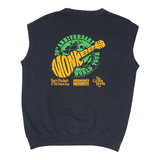 1986 Monkees 20th Anniversary World Tour Sleeveless Sweatshirt