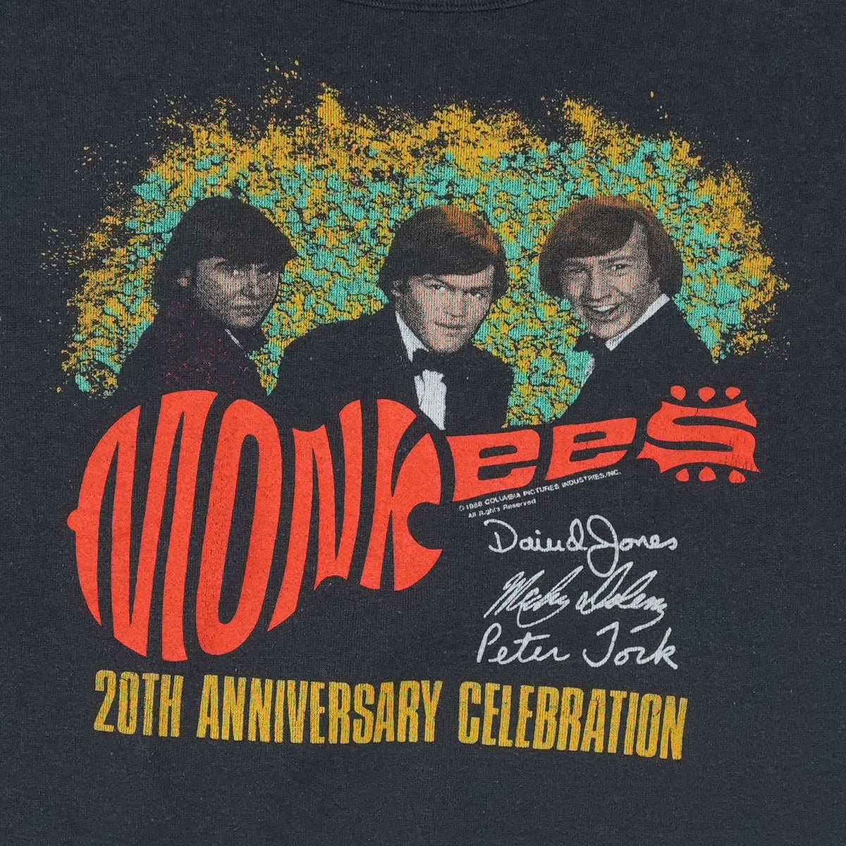 1986 Monkees 20th Anniversary World Tour Sleeveless Sweatshirt