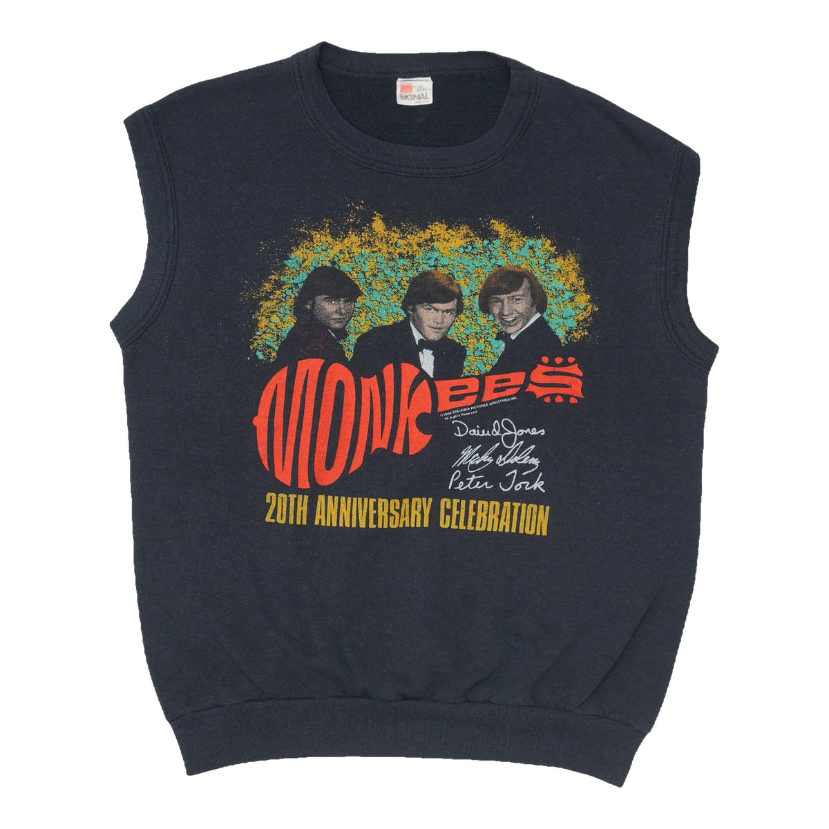 1986 Monkees 20th Anniversary World Tour Sleeveless Sweatshirt
