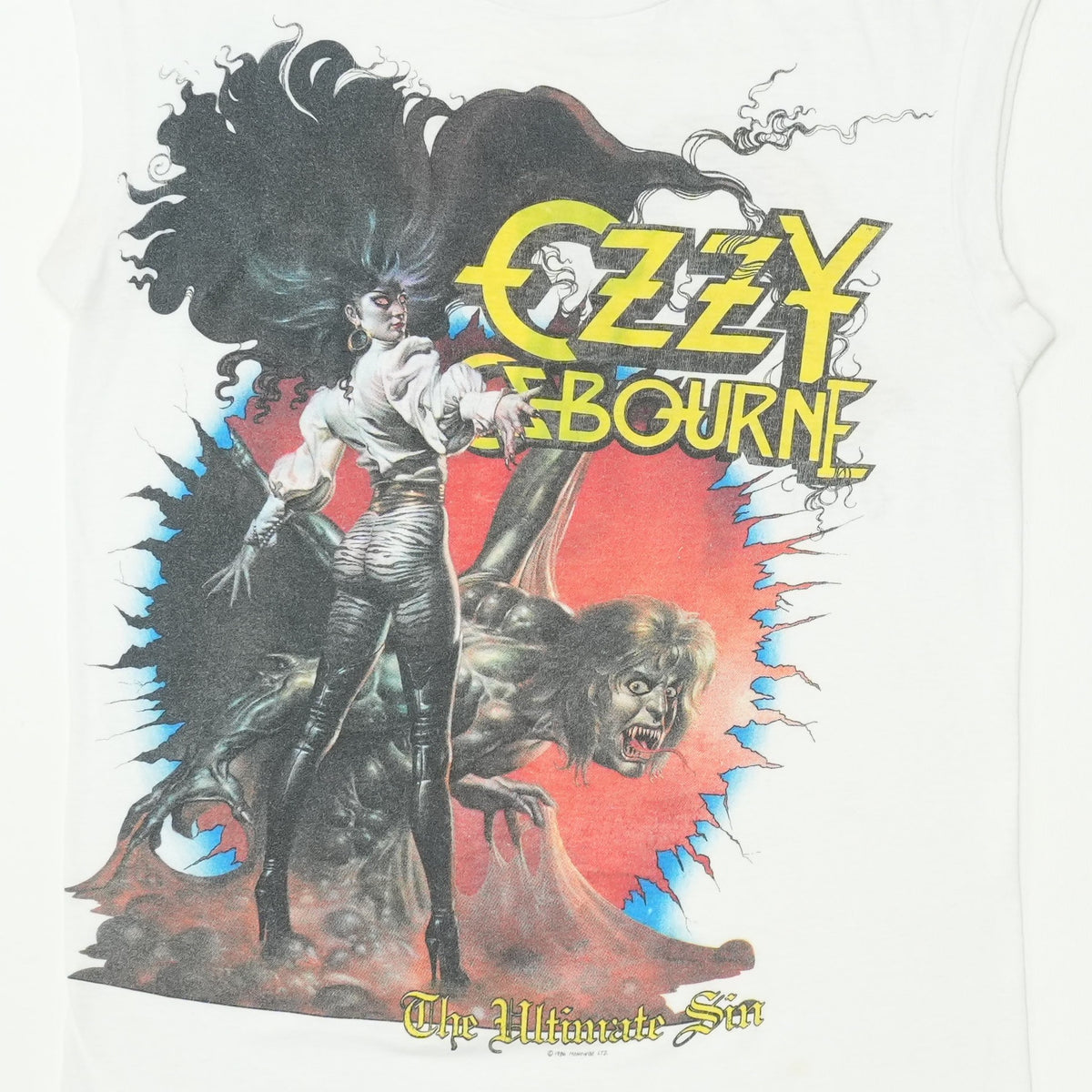 1986 Ozzy Osbourne The Ultimate Sin Tank Top