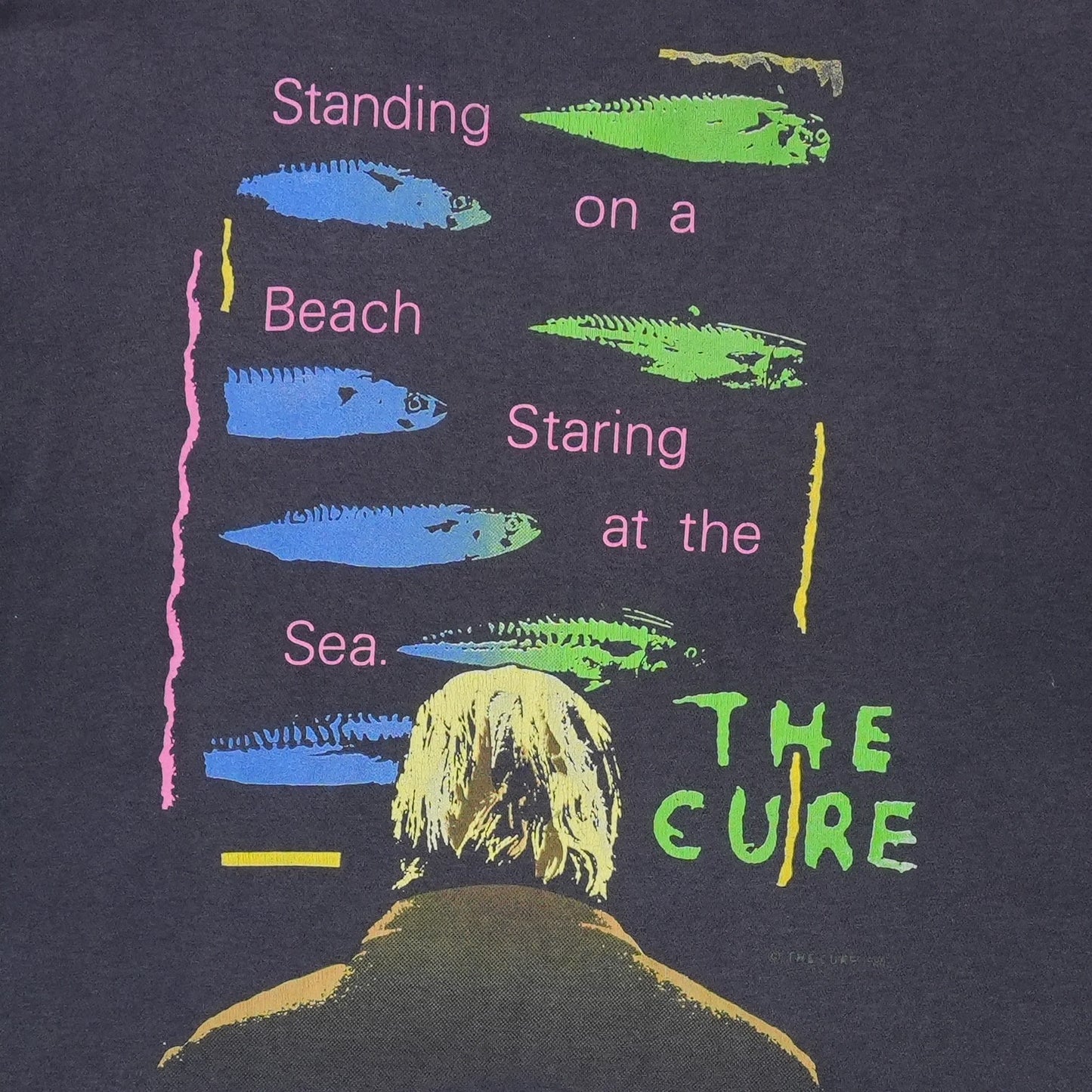 1986 The Cure Standing On A Beach Shirt