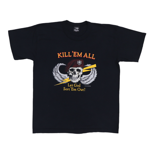 1986 Kill Em All Let God Sort Em Out Shirt