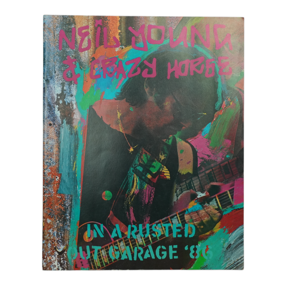 1986 Neil Young Rusted Out Garage Tour Program