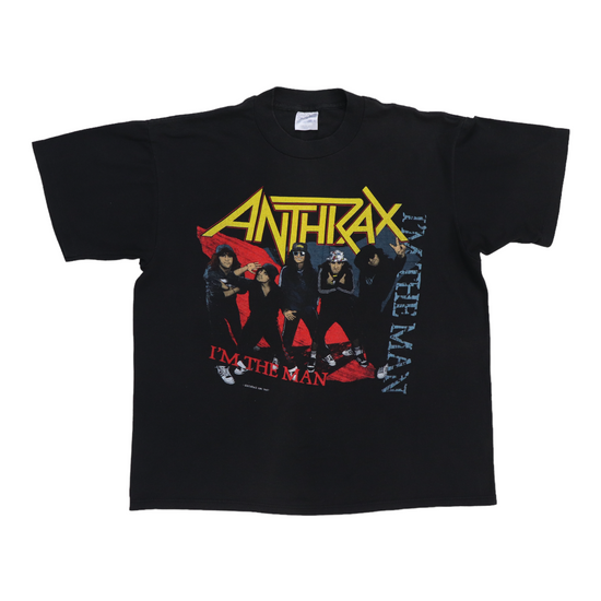 1987 Anthrax I'm The Man Shirt | Authentic Vintage Tee – WyCo Vintage
