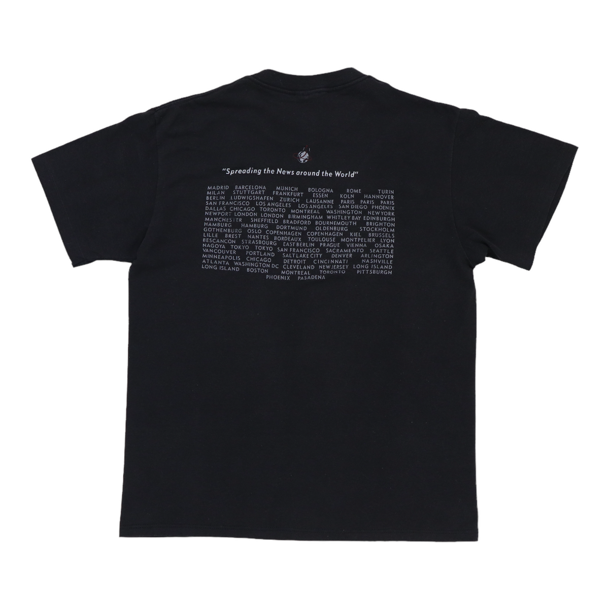 VERETTI SOUNDS TOUR Tシャツ ブラック 1987-Depeche-Mode-Music-For-