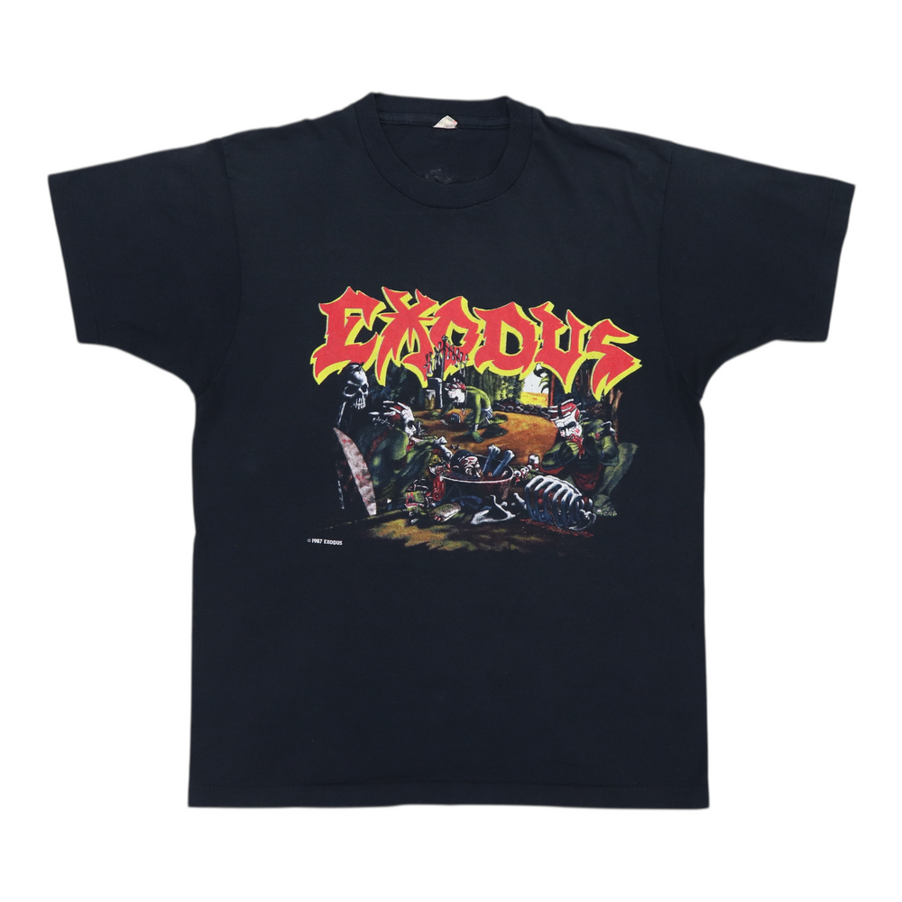 1987 Exodus Meat Party Tour Shirt