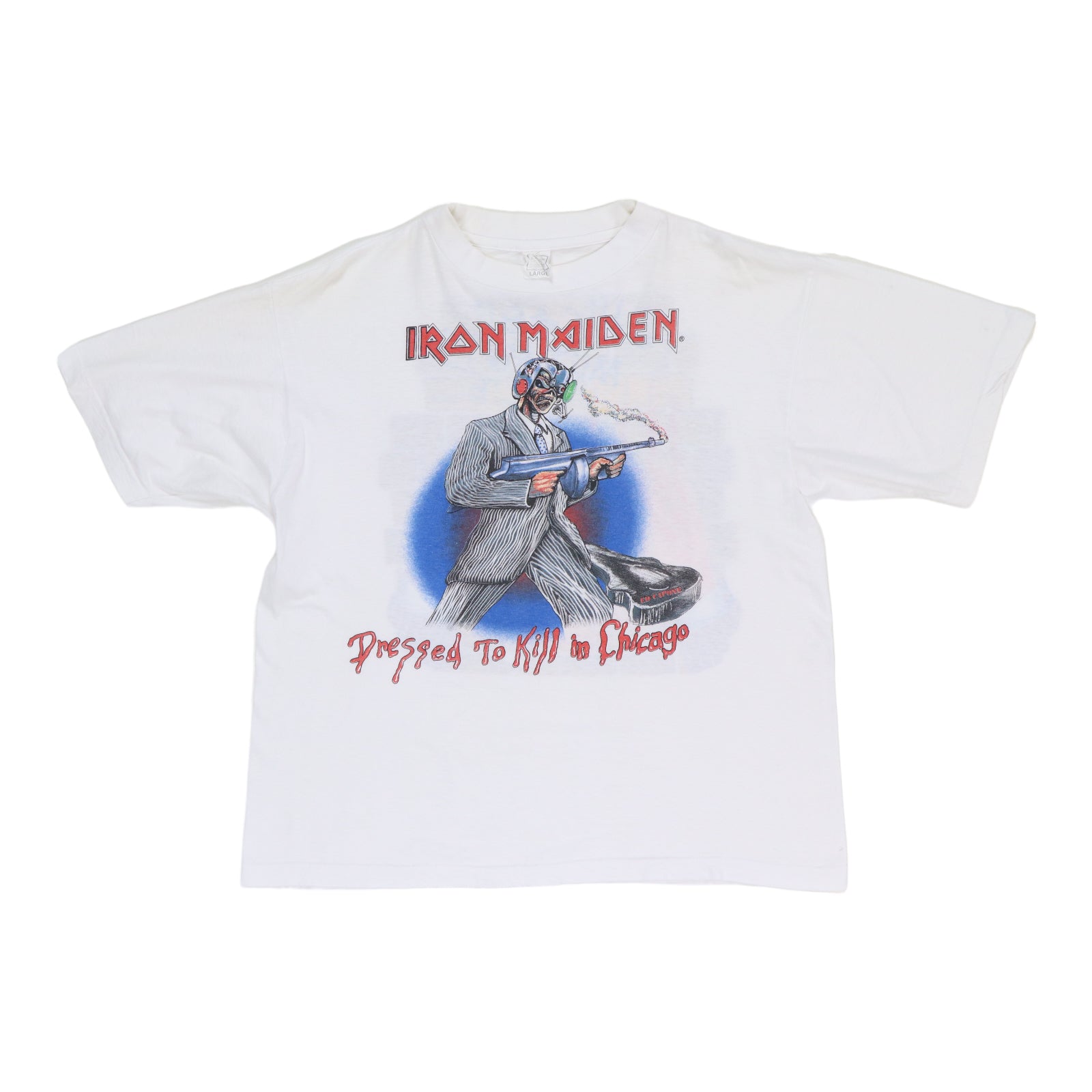 1987 Iron Maiden Chicago Mutants Tour Shirt | Authentic Vintage