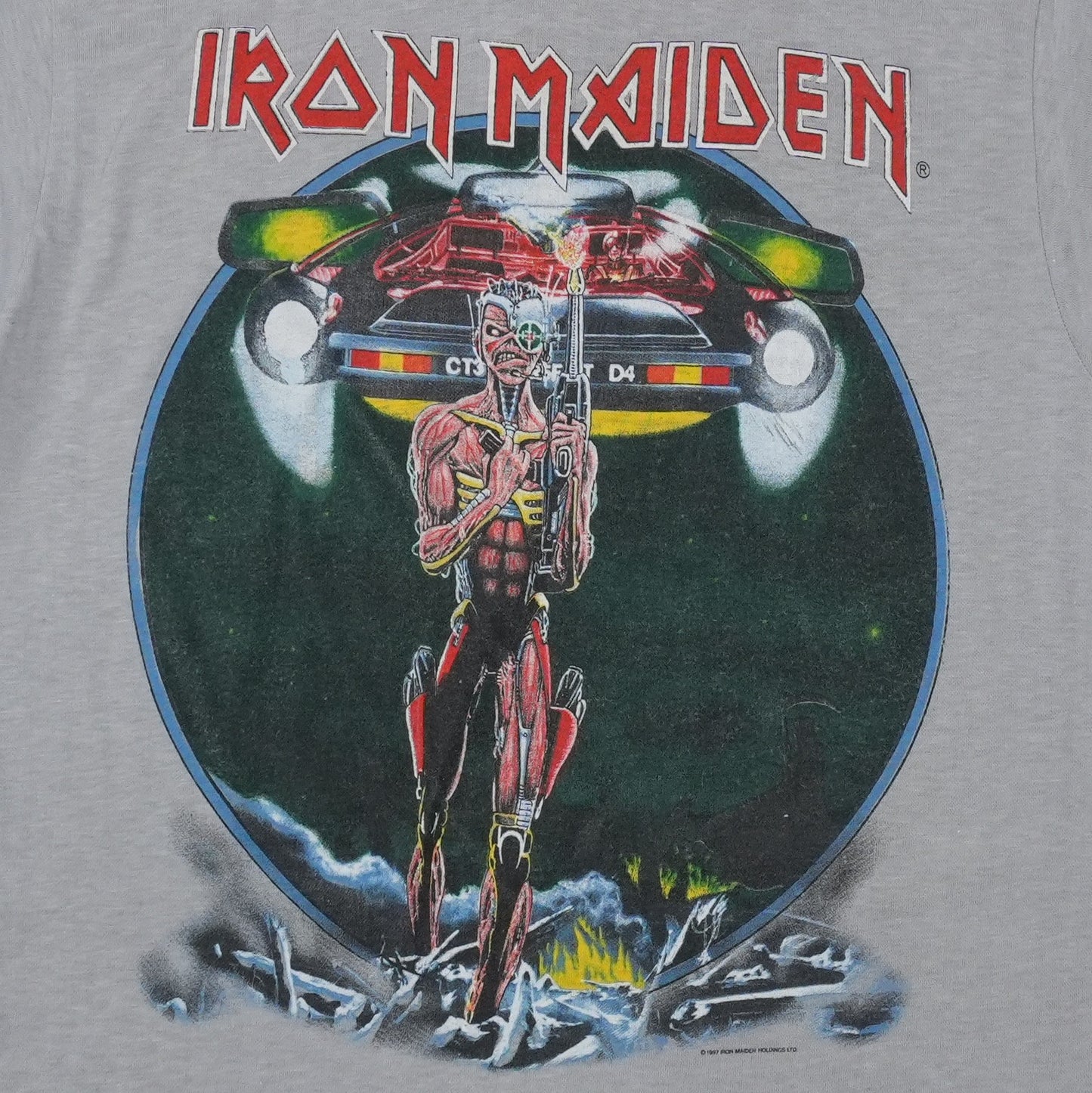 1987 Iron Maiden Somewhere On Tour Shirt