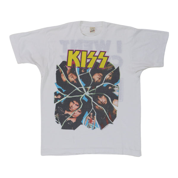 1987 Kiss I Went Crazy With Kiss Tour Shirt