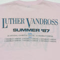 1987 Luther Vandross European Tour Shirt Detail 3