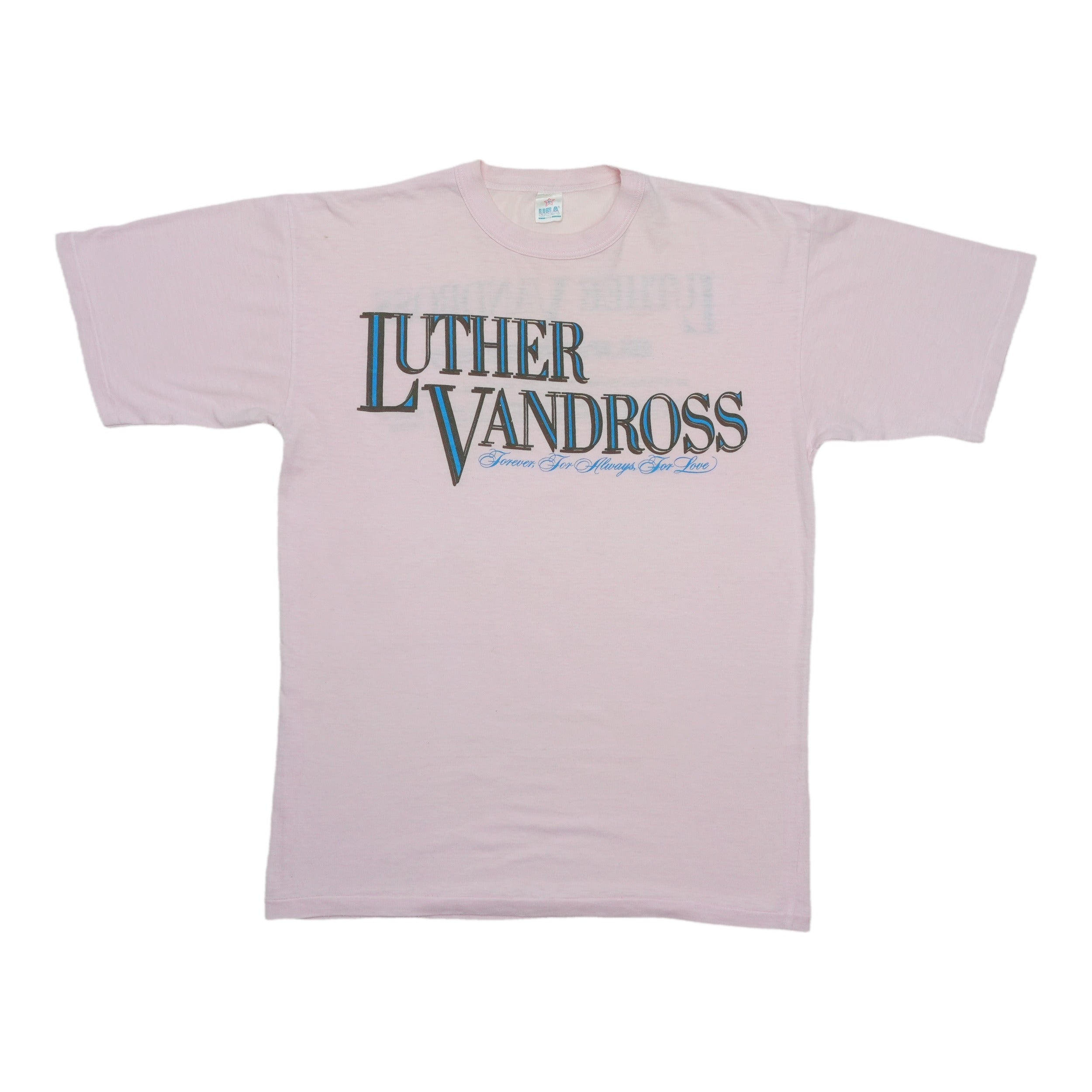1987 Luther Vandross European Tour Shirt Front