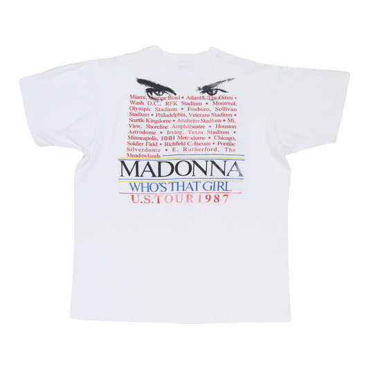 1987 Madonna Who's That Girl Tour Shirt