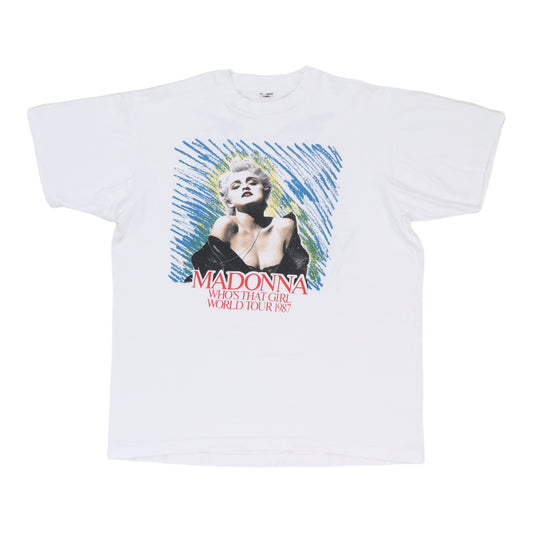 1987 Madonna Who's That Girl Tour Shirt