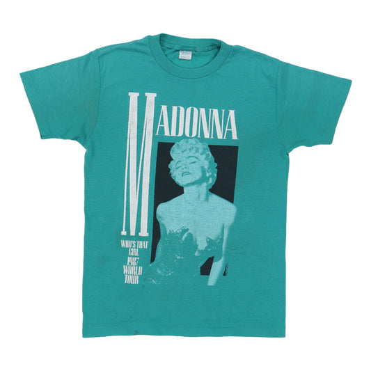 1987 Madonna Who's That Girl World Tour Shirt
