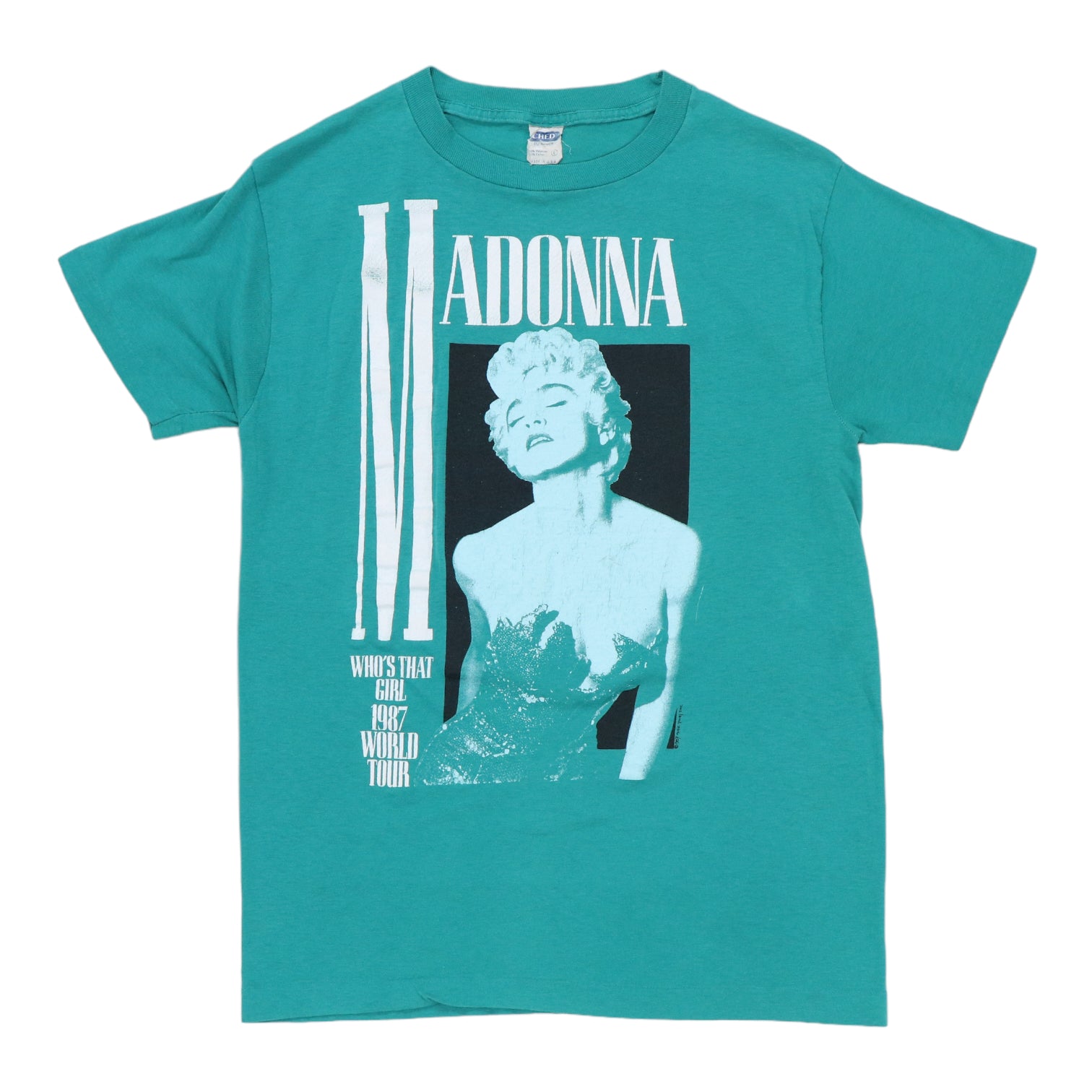 MADONNA WHO'S THAT GIRL TOUR 80s tシャツ Vintage Rare 1987 MADONNA Who's That Girl World Tour T-shirt