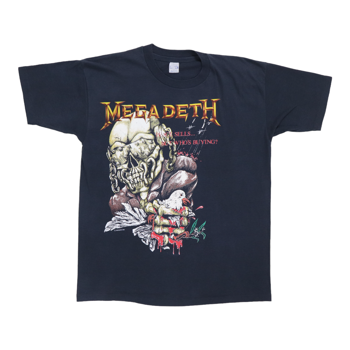 1987 Megadeth Peace Sells Tour Shirt | Authentic Vintage Tee