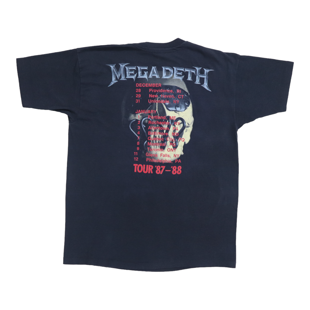 トップス 80s vintage MEGADETH 1987 Tour T-shirt Vintage 1987 Megadeth Peace Sells Tour T-Shirt – Mills Vintage USA