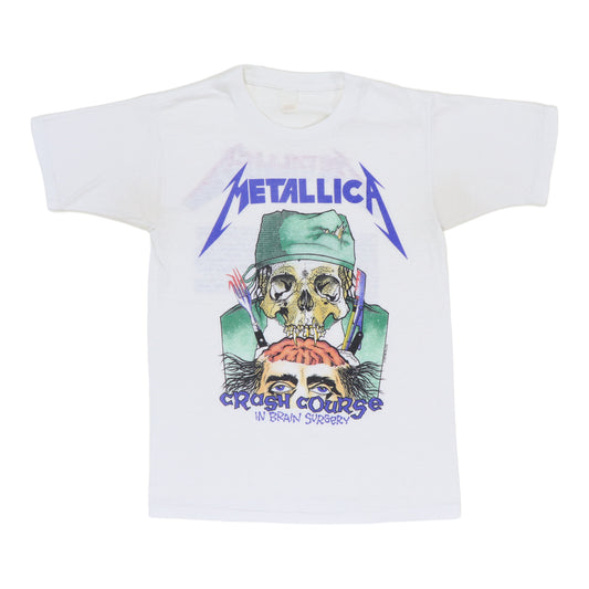 1987 Metallica Crash Course In Brain Surgery Shirt