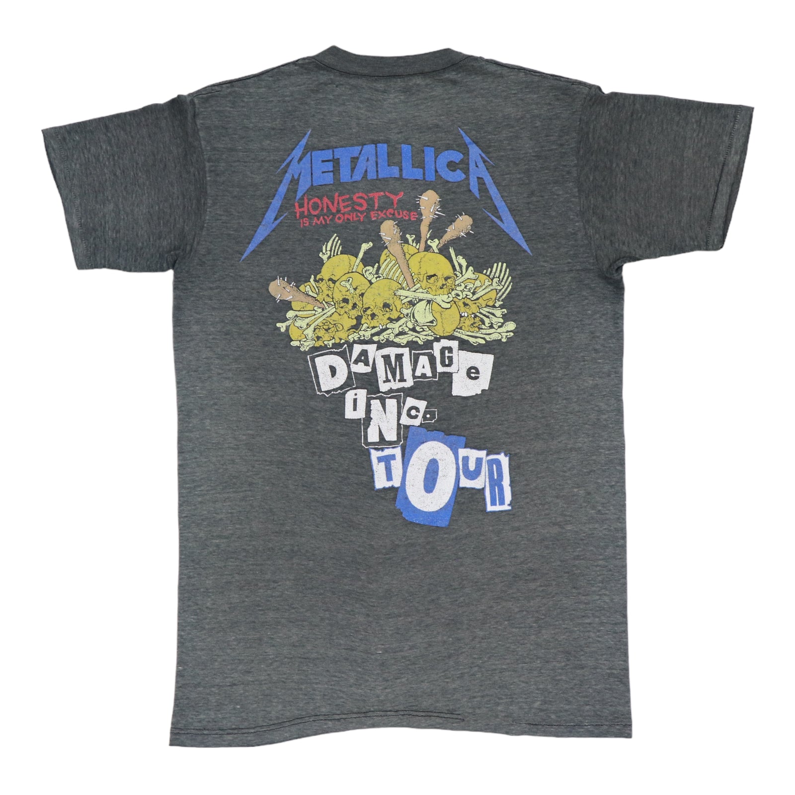 1987 Metallica Damage Inc Tour Shirt | Authentic Vintage Tee