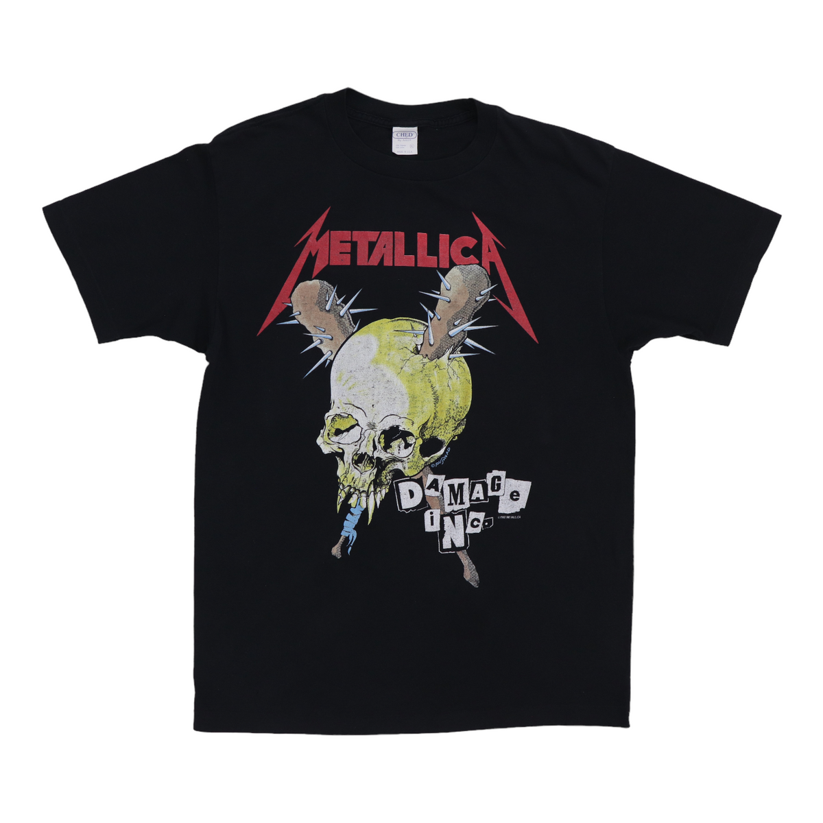 1987 Metallica Damage Inc Tour Shirt | Authentic Vintage Tee