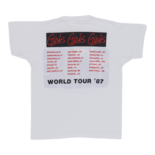 1987 Motley Crue Girls Girls Girls Tour Shirt