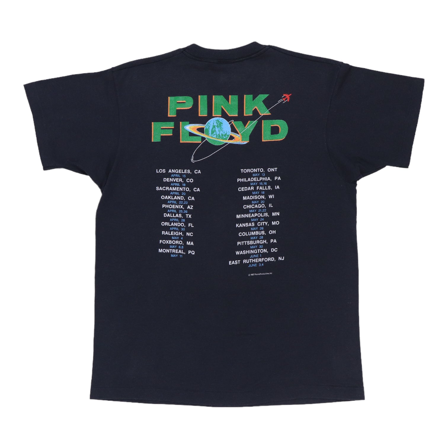 ミュージシャン 1987 Pink Floyd Promotional Baseball T 1987 Pink Floyd Promotional Baseball T - メルカリ