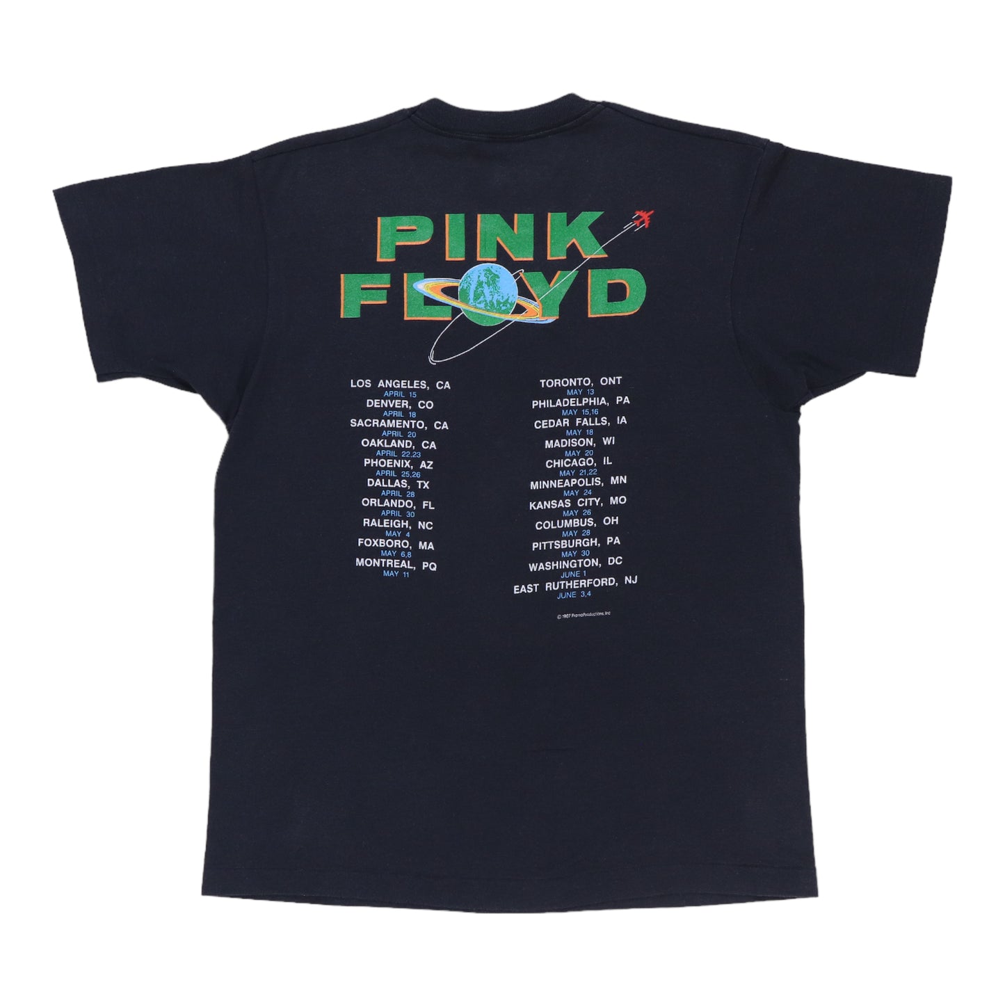 1987 Pink Floyd Momentary Lapse Of Reason Tour Shirt